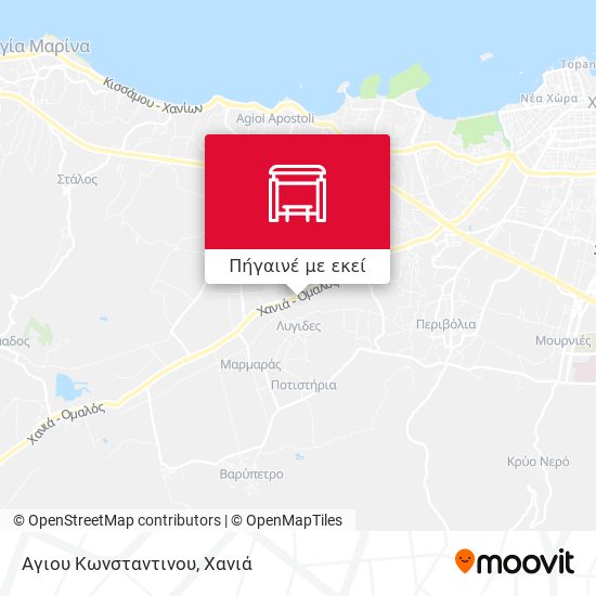 Αγιου Κωνσταντινου χάρτης