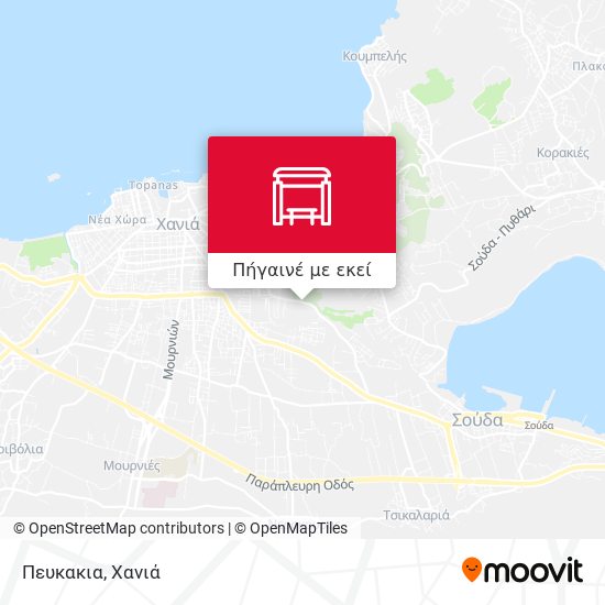 Πευκακια χάρτης