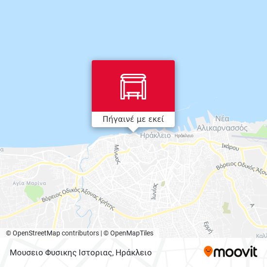 Μουσειο Φυσικης Ιστοριας χάρτης