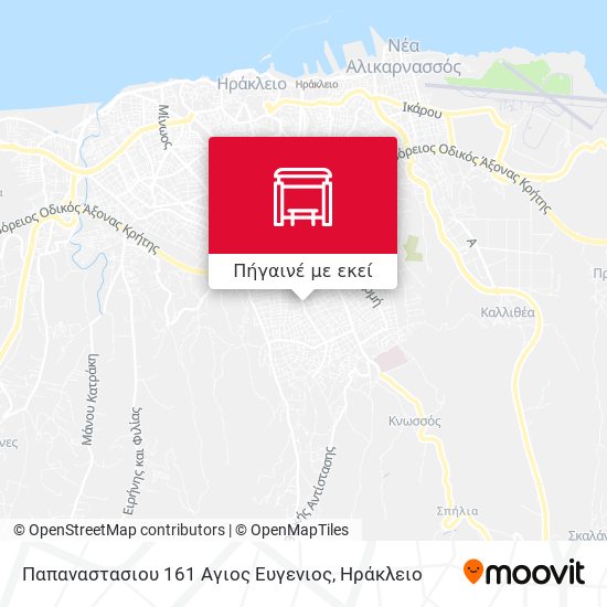 Παπαναστασιου 161 Αγιος Ευγενιος χάρτης