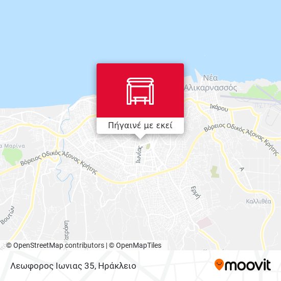 Λεωφορος Ιωνιας 35 χάρτης