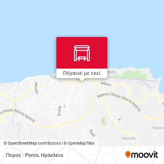 Πορος - Poros χάρτης