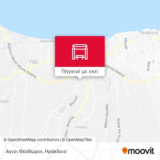 Αγιοι Θεοδωροι χάρτης