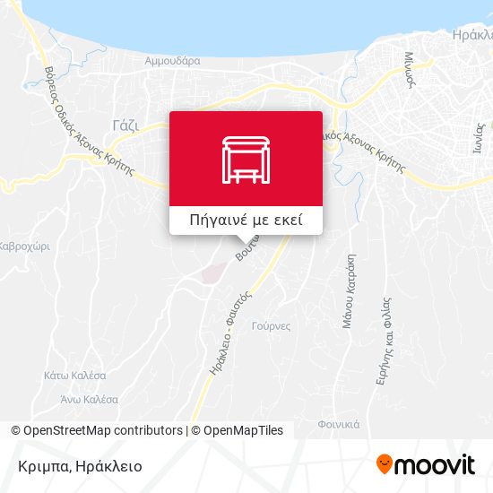 Κριμπα χάρτης