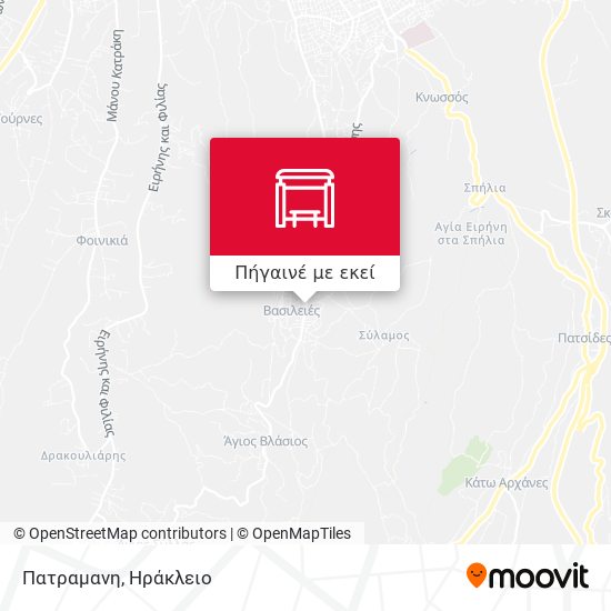Πατραμανη χάρτης