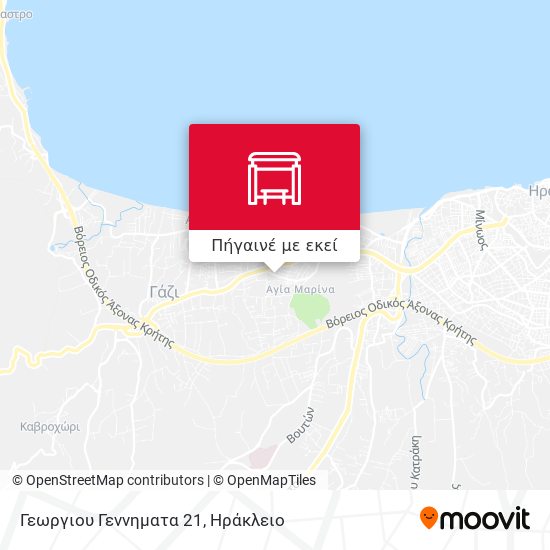 Γεωργιου Γεννηματα 21 χάρτης