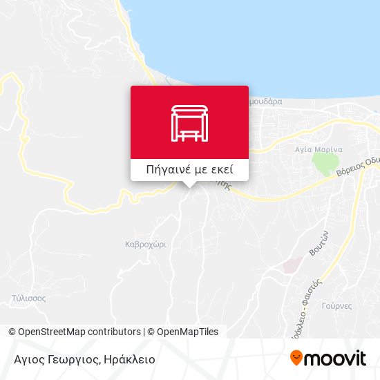 Αγιος Γεωργιος χάρτης