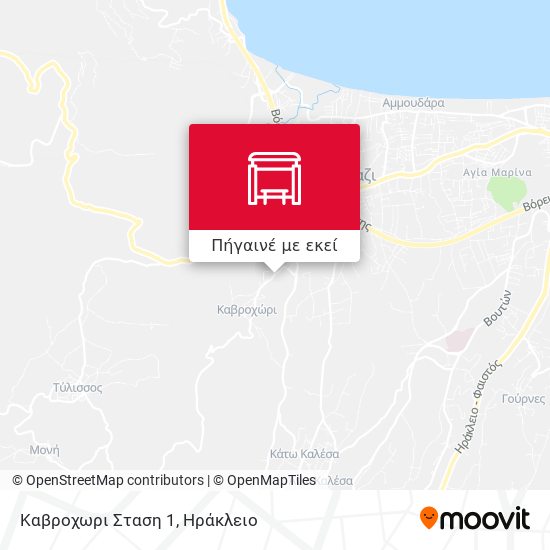 Καβροχωρι Σταση 1 χάρτης