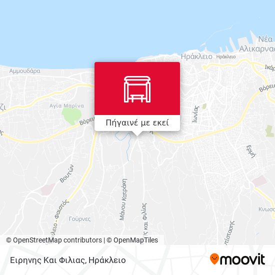 Ειρηνης Και Φιλιας χάρτης