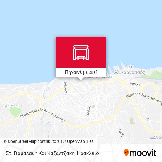 Στ. Γιαμαλακη Και Καζαντζακη χάρτης