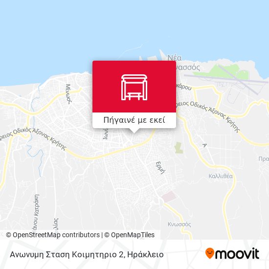 Ανωνυμη Σταση Κοιμητηριο 2 χάρτης