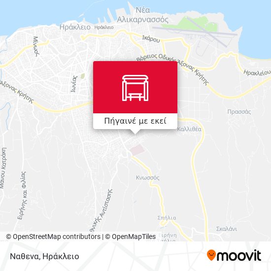 Ναθενα χάρτης