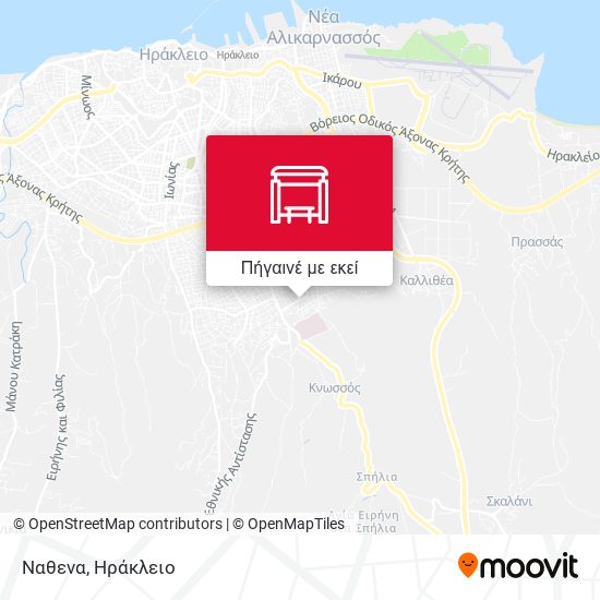 Ναθενα χάρτης