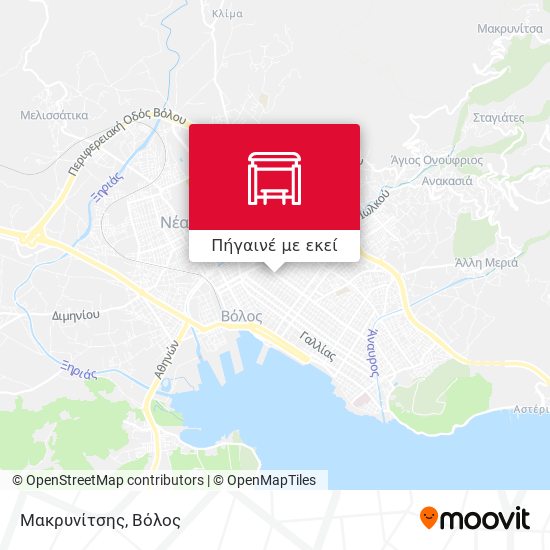 Μακρυνίτσης χάρτης
