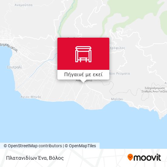 Πλατανιδίων Ένα χάρτης