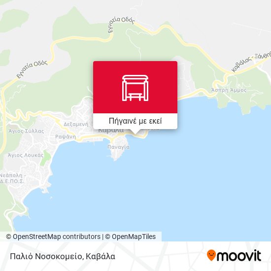 Παλιό Νοσοκομείο χάρτης