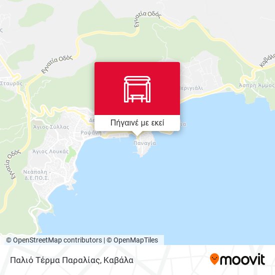 Παλιό Τέρμα Παραλίας χάρτης