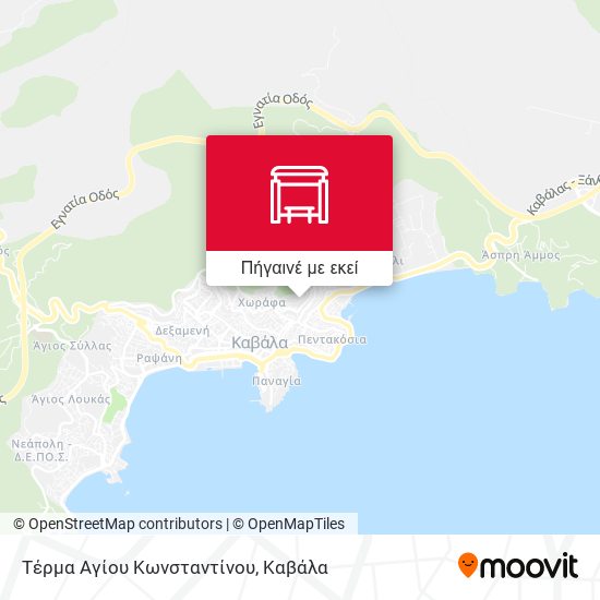 Τέρμα Αγίου Κωνσταντίνου χάρτης