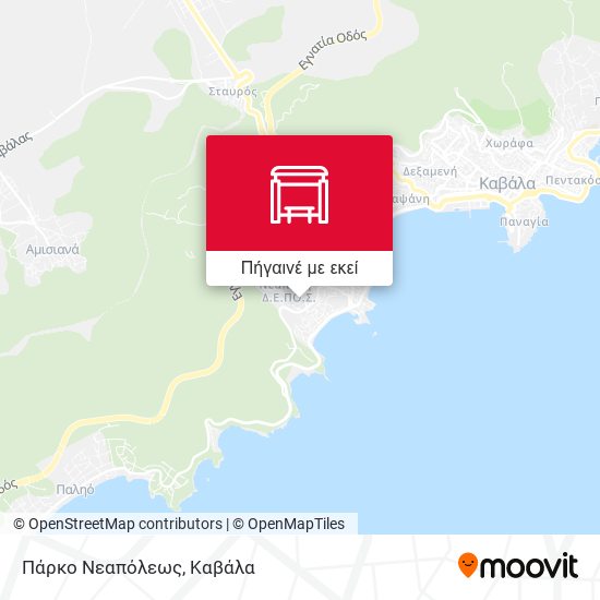 Πάρκο Νεαπόλεως χάρτης