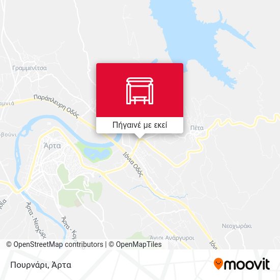 Πουρνάρι χάρτης