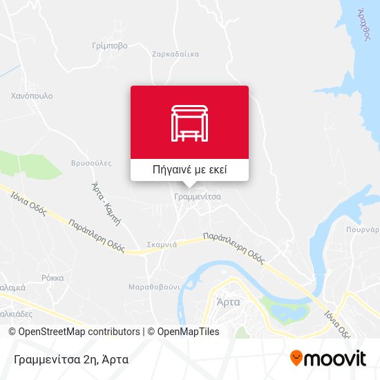 Γραμμενίτσα 2η χάρτης