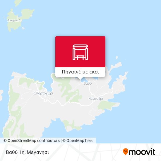 Βαθύ 1η χάρτης