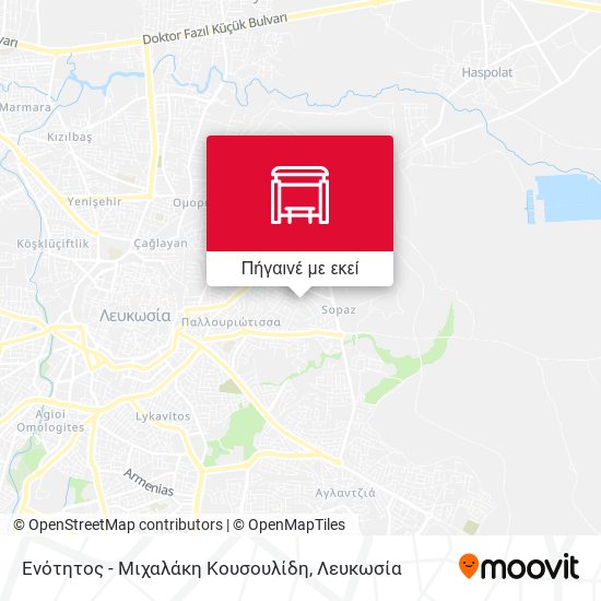 Ενότητος - Μιχαλάκη Κουσουλίδη χάρτης