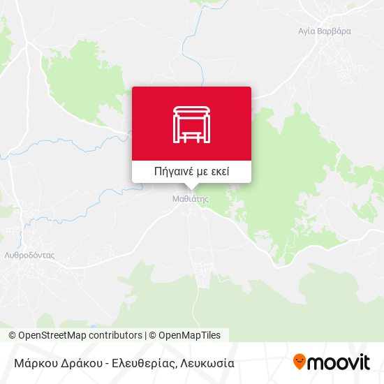 Μάρκου Δράκου - Ελευθερίας χάρτης