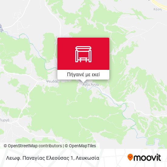 Λεωφ. Παναγίας Ελεούσας 1 χάρτης