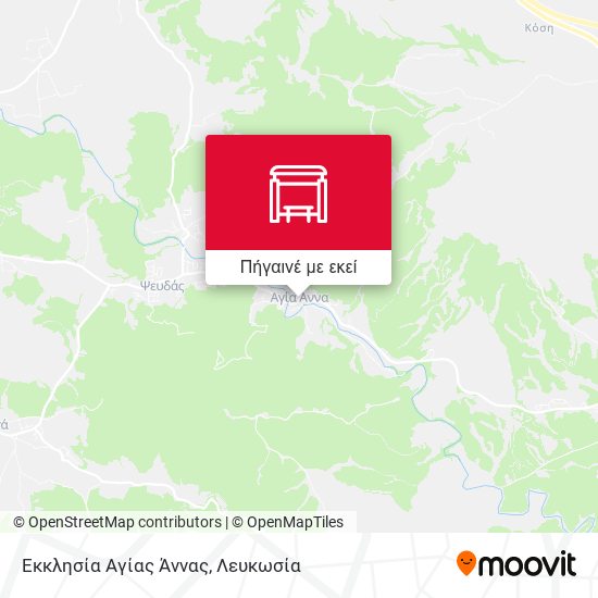 Εκκλησία Αγίας Άννας χάρτης