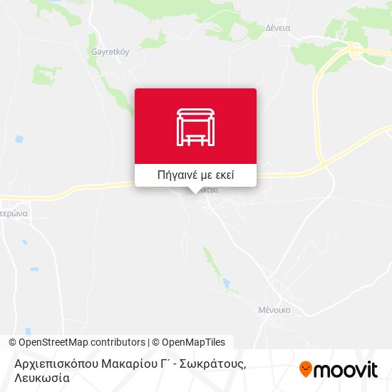 Αρχιεπισκόπου Μακαρίου Γ´ - Σωκράτους χάρτης