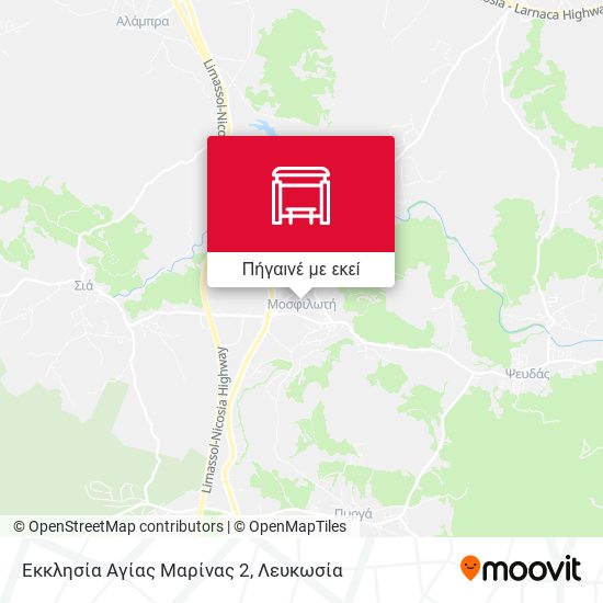 Εκκλησία Αγίας Μαρίνας 2 χάρτης