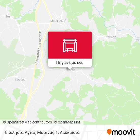 Εκκλησία Αγίας Μαρίνας 1 χάρτης