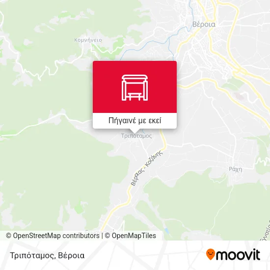 Τριπόταμος χάρτης