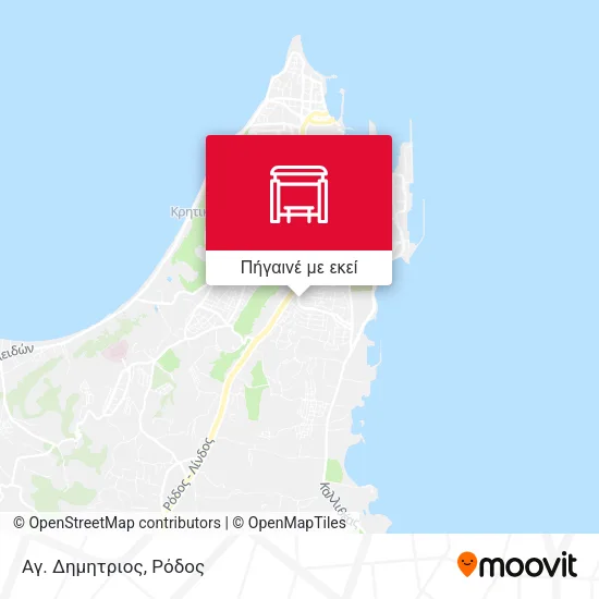 Αγ. Δημητριος χάρτης