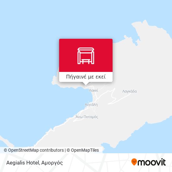 Aegialis Hotel χάρτης