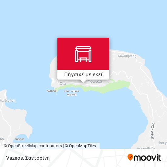 Vazeos χάρτης