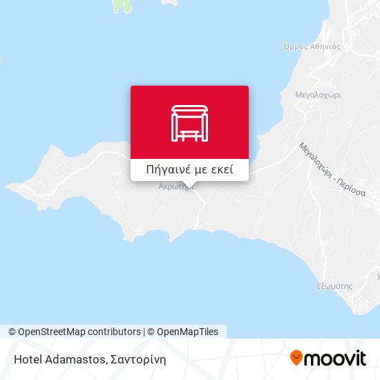 Hotel Adamastos χάρτης