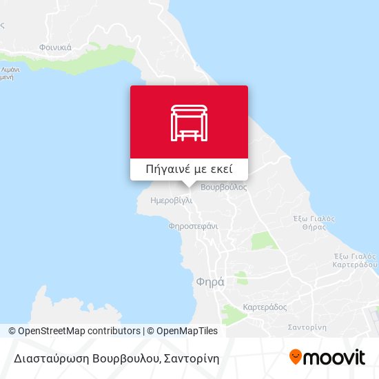 Διασταύρωση Βουρβουλου χάρτης