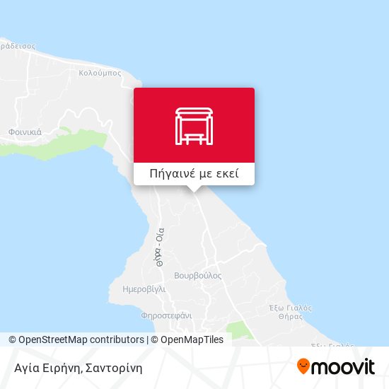 Αγία Ειρήνη χάρτης