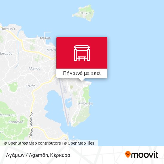 Αγάμων / Agamōn χάρτης