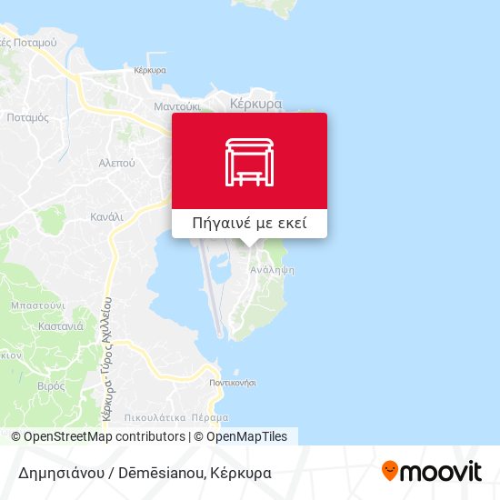 Δημησιάνου / Dēmēsianou χάρτης