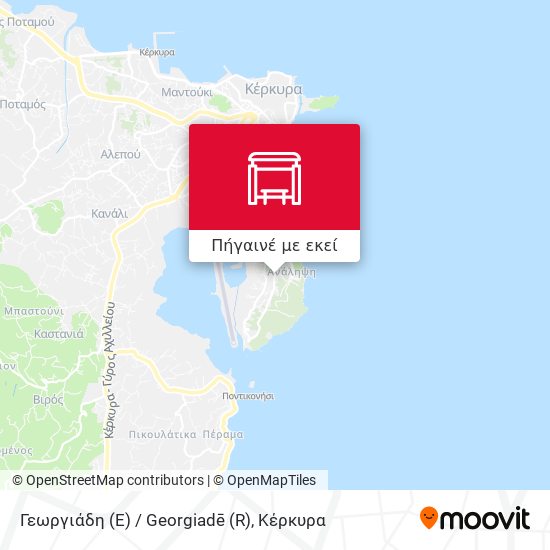 Γεωργιάδη (E) / Georgiadē (R) χάρτης