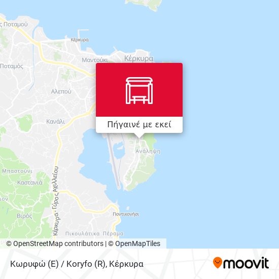 Κωρυφώ (E) / Koryfo (R) χάρτης