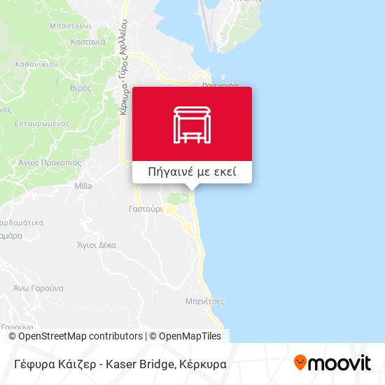 Γέφυρα Κάιζερ - Kaser Bridge χάρτης