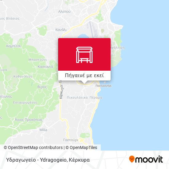 Υδραγωγείο - Ydragogeio χάρτης