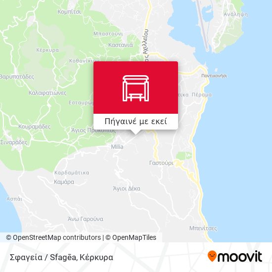 Σφαγεία / Sfagēa χάρτης
