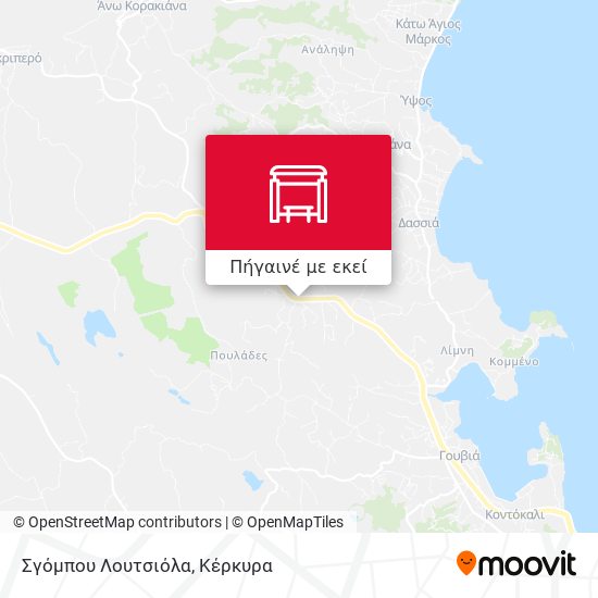 Σγόμπου Λουτσιόλα χάρτης