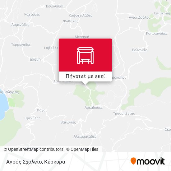 Αγρός Σχολείο χάρτης