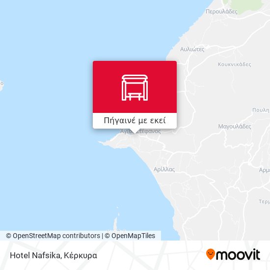 Hotel Nafsika χάρτης
